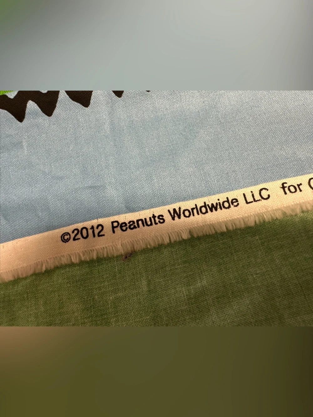 Peanuts 2012 Project Linus Quilt Top/Wall Hanging Project Cotton Panel NEW
